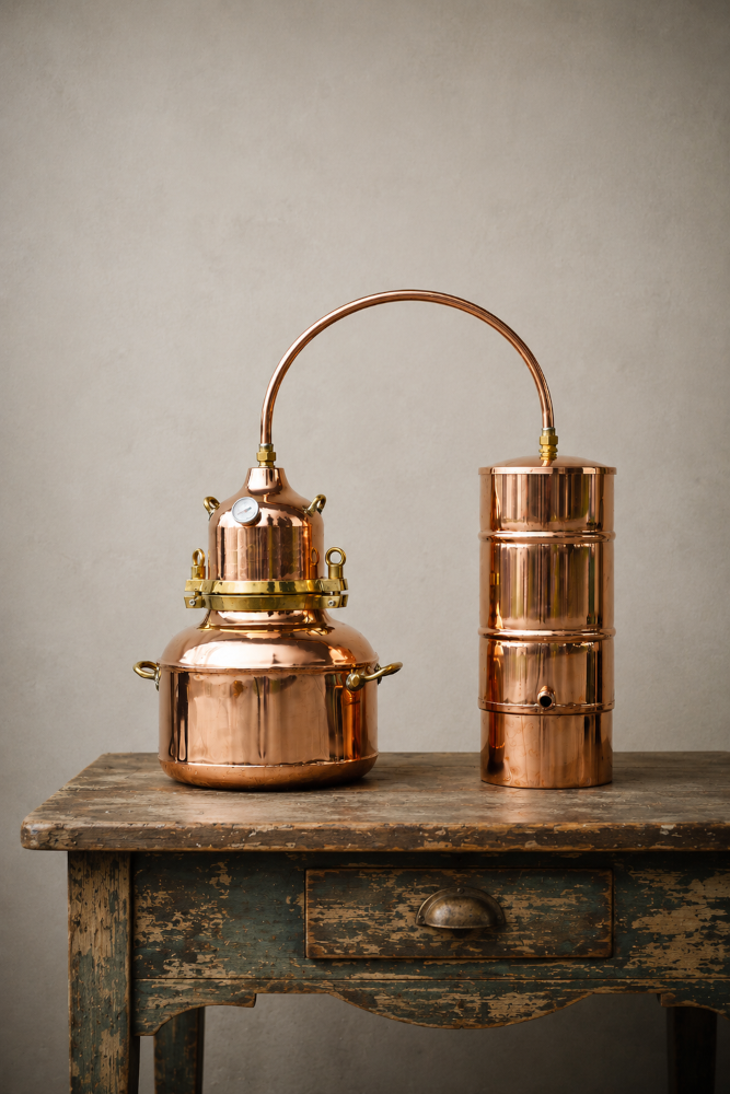 EXPERIMENTAL DISTILLER OF 15 LITERS